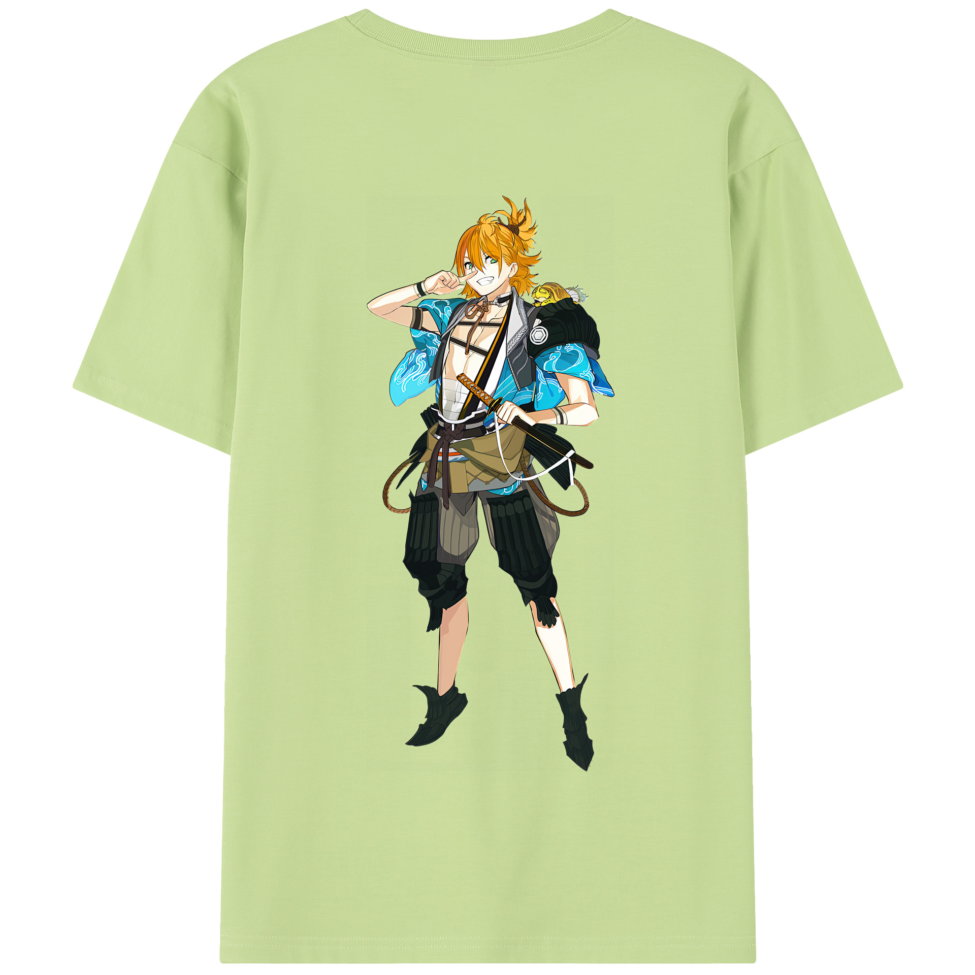 （画像用） 刀剣乱舞 Touken Ranbu 綿100％半袖Tシャツ（背面プリント）
